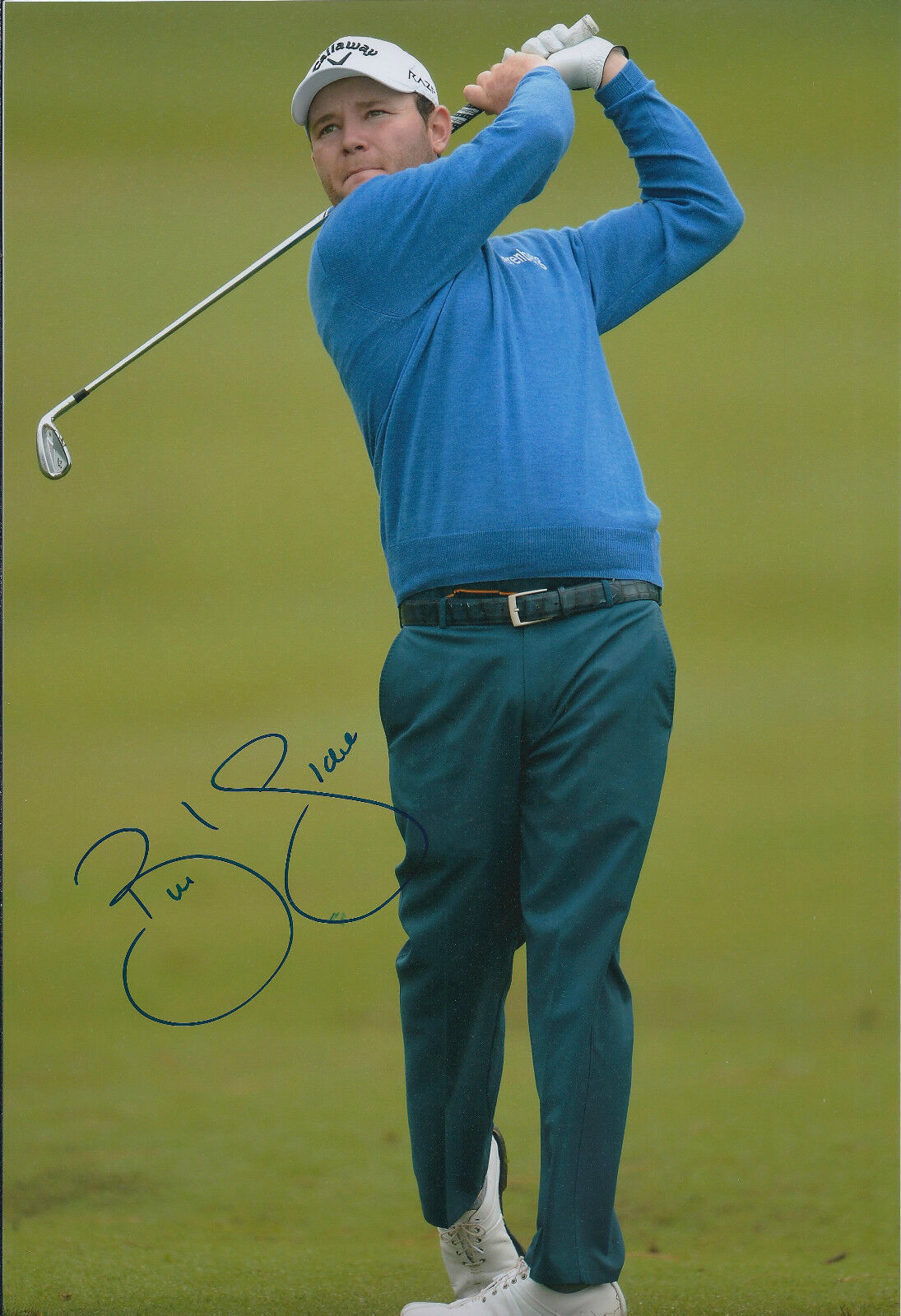 Branden GRACE SIGNED Autograph 12x8 Photo Poster painting AFTAL COA European Tour Winner Golf