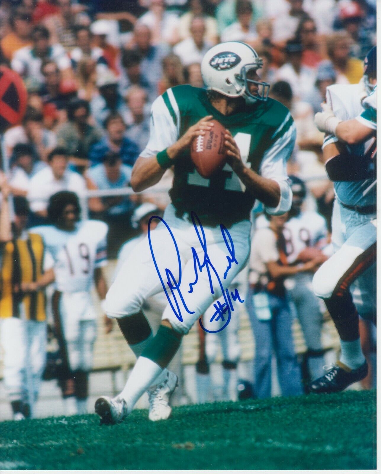 Richard Todd 8x10 Signed Photo Poster painting w/ COA New York Jets #1