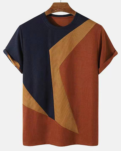 Men's Casual Vintage Print T-Shirt 035