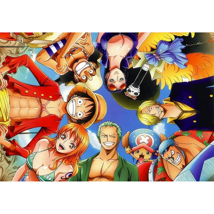 One Piece  Full Round Diamond Painting 50*40cm
