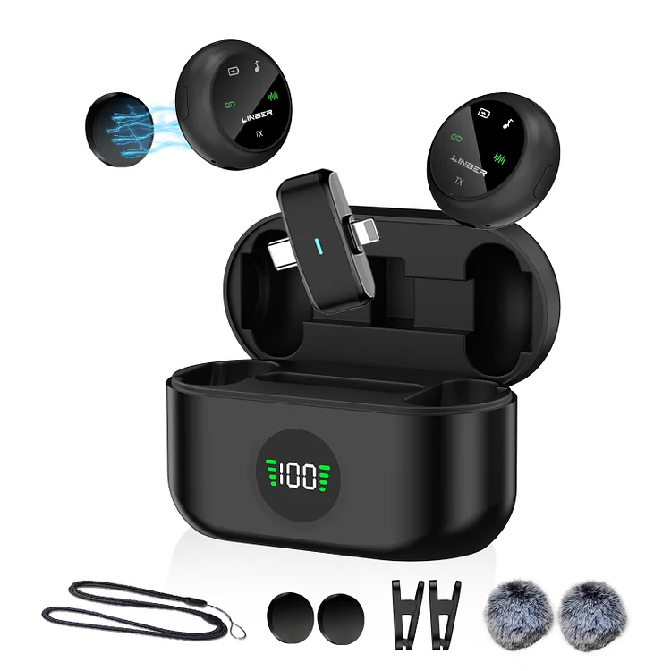 Linber A37 Wireless Lavalier Microphone