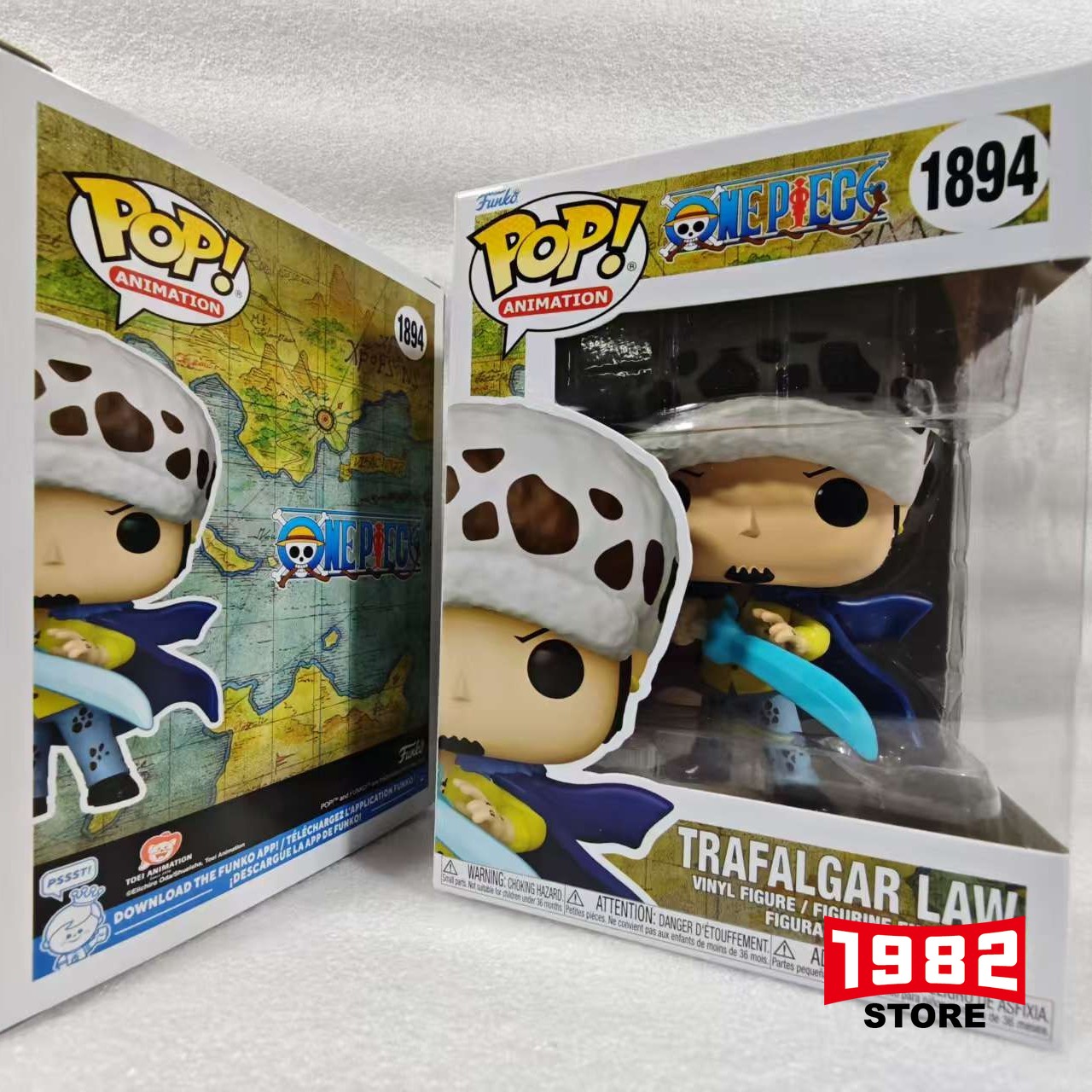 Funko POP1894TRAFALGAR LAW For ONE PIECE VINYL Action Figure Toy Doll Garage Kit