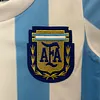 1986 Retro Argentina Home Football Shirt Kids Size 1:1 Thai Quality