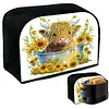 Diamond Painting Colorful Animal Toaster Cover for Kitchen