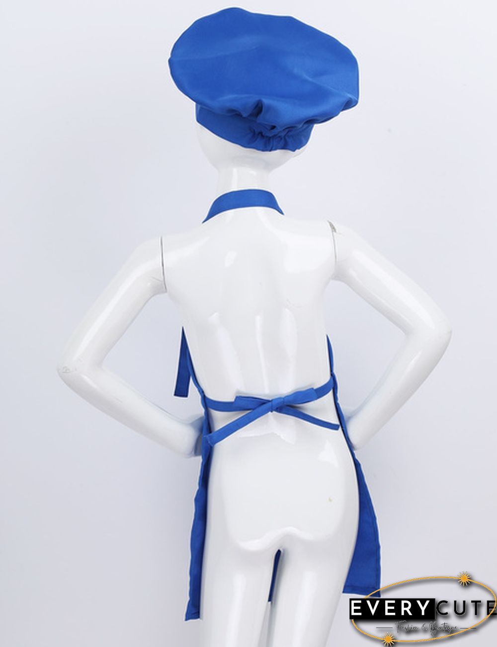 Children Kids Halloween Cosplay Outfits Adjustable Apron and Chef Hat Set for Kitchen Cooking Baking Painting