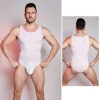 Men's Sexy Ultra-Thin Transparent Tight High Elastic Comfortable Jumpsuit
