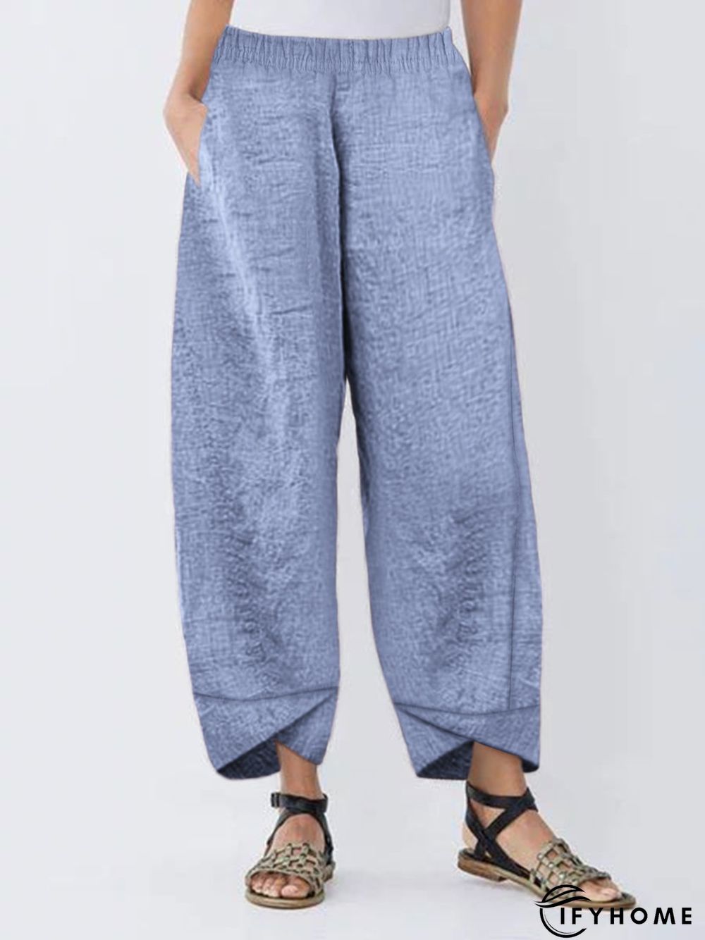 Casual Linen Loose Linen & Cotton Bottoms | IFYHOME