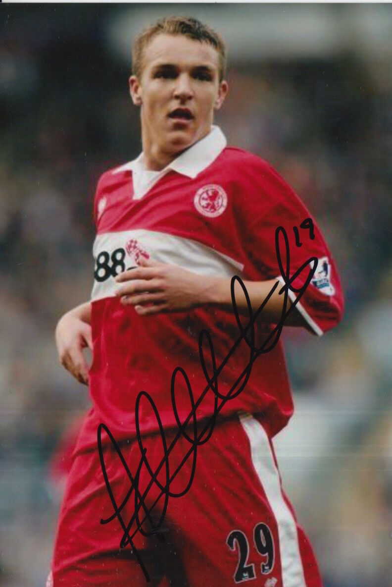 MIDDLESBROUGH HAND SIGNED TONY MCMAHON 6X4 Photo Poster painting 1.