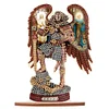 DIY Archangel Diamond Painting Wooden Desktop Decor