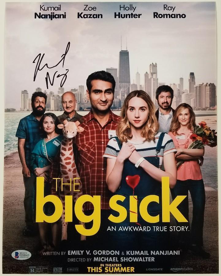 KUMAIL NANJIANI Signed 11x14 Photo Poster painting THE BIG SICK Autograph ~ Beckett BAS COA