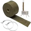 Anti-Scald Camping Tent Stove Chimney Fireproof Ribbon with Adjustable Clamps