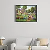 （AB/Round Drills)Quiet Countryside-Full  Diamond Painting 50*40CM
