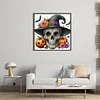Skull-11CT Stamped Cross Stitch 40*40cm/15.75*15.75in tapestrymarket