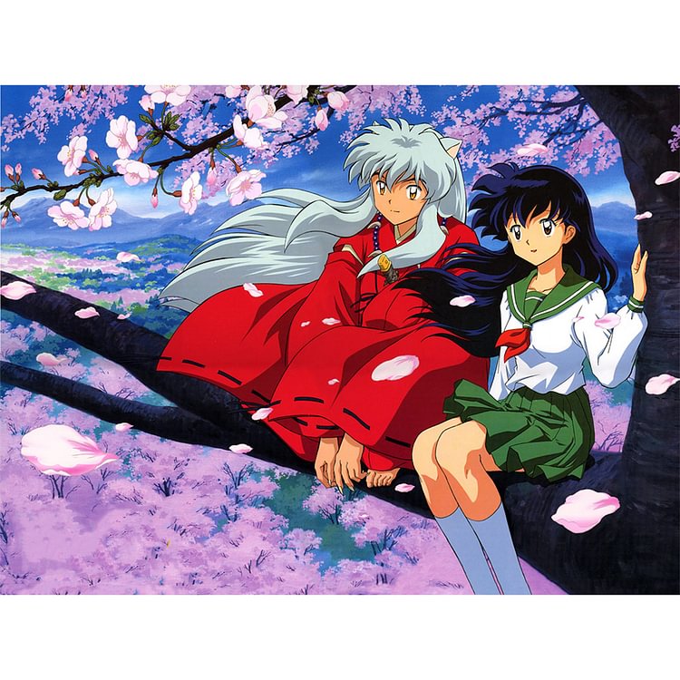 Inuyasha  Full Round Diamond Painting 40*30CM