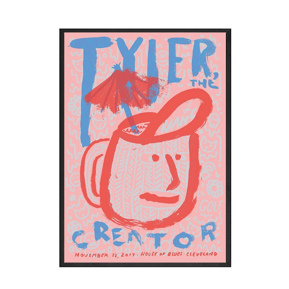 Exhibition Canvas Line Chair Wall Art Minimalist Print Painting Nordic Poster Abstract Face Picture Modern Living Room Decor