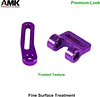 AMK Adjustable 1/10 Scale Bumper Mount Front Rear, Metal Bumper Set Complete for RC Crawler Body LCG Chassis Axial SCX10 II Element Enduro Gen7 Gen8 TRX6 TRX4 Upgrades (Purple)