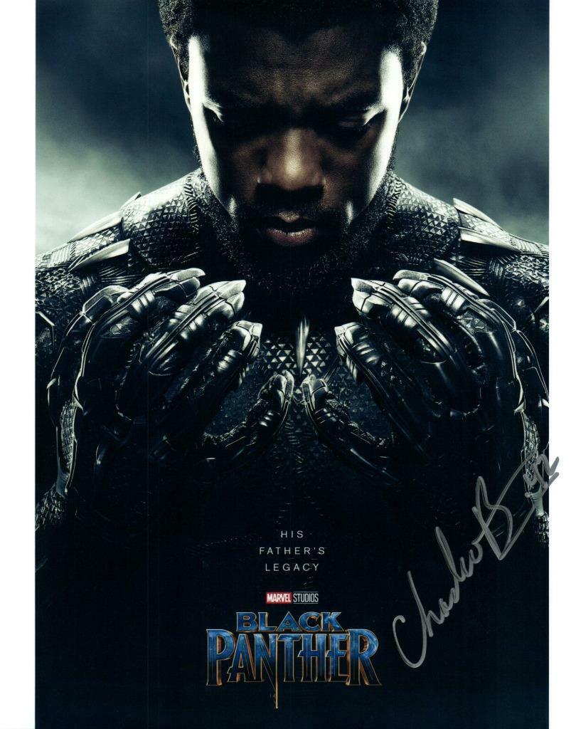 Chadwick Boseman signed 8x10 Photo Poster painting autograph Picture autographed and COA