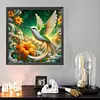 Diamond Painting -DIY Round Drill Hummingbird Carrying Flowers(40x40cm)