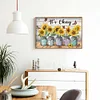 【SALE】Sunflower - 11CT Stamped 3 Strands Cross Stitch 50*40cm/19.69*15.75in
