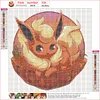Pokemon Eevee - Rundbohrer Diamant Malerei - 30*30CM