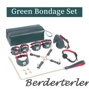 pornhint Pornhint Portable Kits Restraint Set Handcuffs Collar Gag Eye Mask For Women Couples