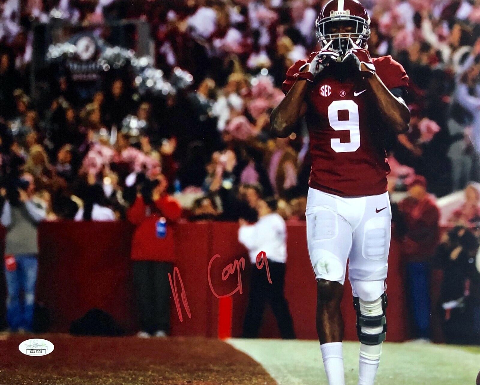 AMARI COOPER Autographed SIGNED 11x14 ALABAMA CRIMSON TIDE Photo Poster painting JSA AUTHENTIC