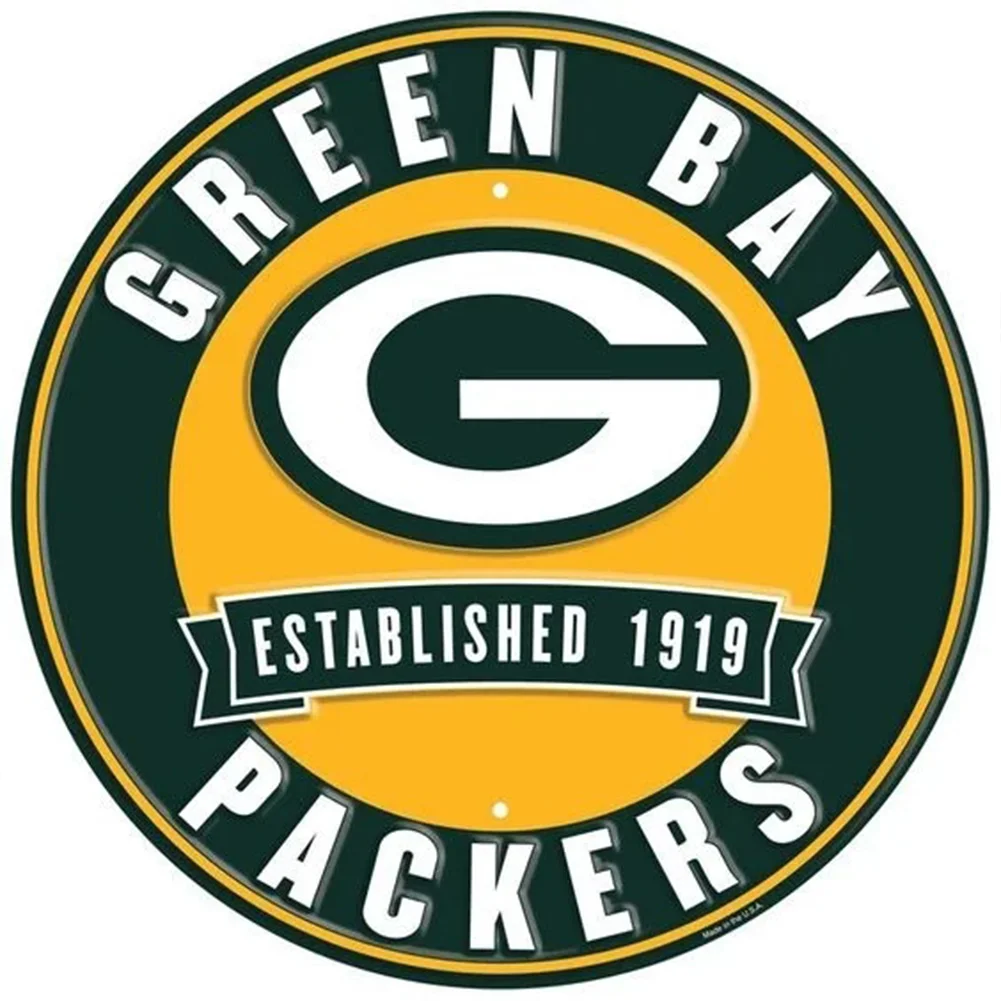 Full Round Diamond Painting - Green Bay Packers(30*30cm)