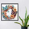 Butterfly Wreath-Crystal Rhinestone Diamond Painting
