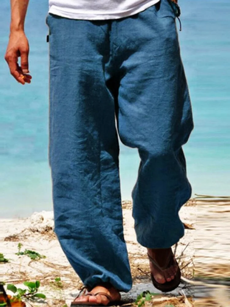 Cotton Beach Casual Trousers