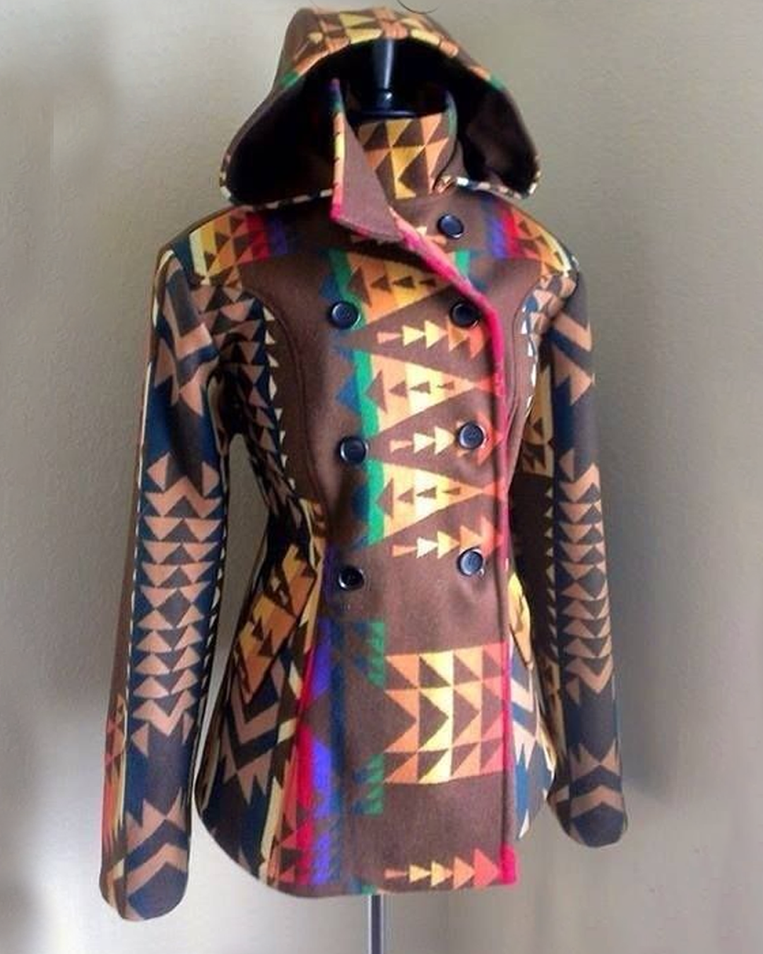 Aztec Nationality soft warm hand made coat 4d0d