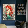 Princess Ariel-11CT Stamped Cross Stitch 50*65cm/19.69*25.59in(Big Size)