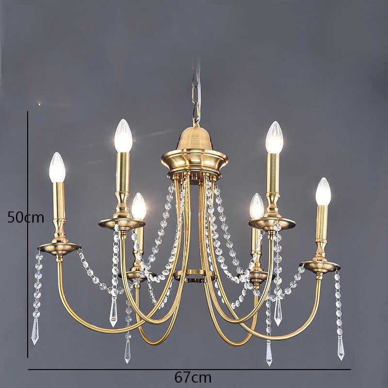 Modern Led Chandeliers Decor Crystal Chandelier for Hotel Kitchen Hanging Lamp Retro Gold Loft Hanging Lights Lighting Lustre