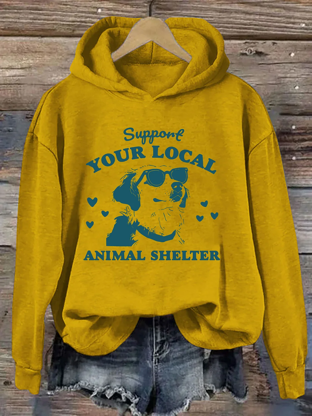 Support Your Local Animal Shelter Hoodie
