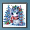 Christmas Unicorn - Crystal Rhinestone Diamond Painting