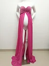Maternity Maxi Chiffon Dresses Off Shoulders Pregnancy Photo Shoot Dresses