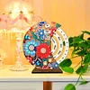 (US Local)Wooden Special Shaped DIY Diamond Painting Moon Perpetual Calendar Decor Kits