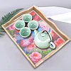 Diamond Painting Wooden Trays With Handle - Dragon