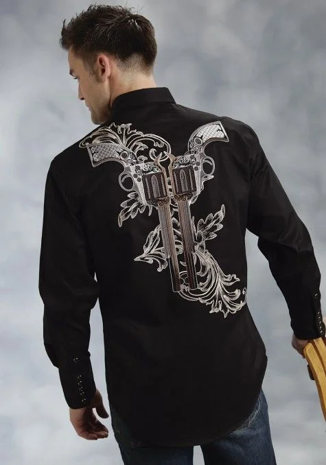 Men's Western Print Shirt