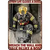 Firefighter - Metal Tin Signs(8*12Inch/12*16Inch)