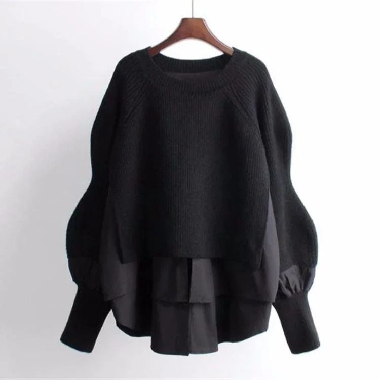 Elegant  Fake Two Piece Sweater