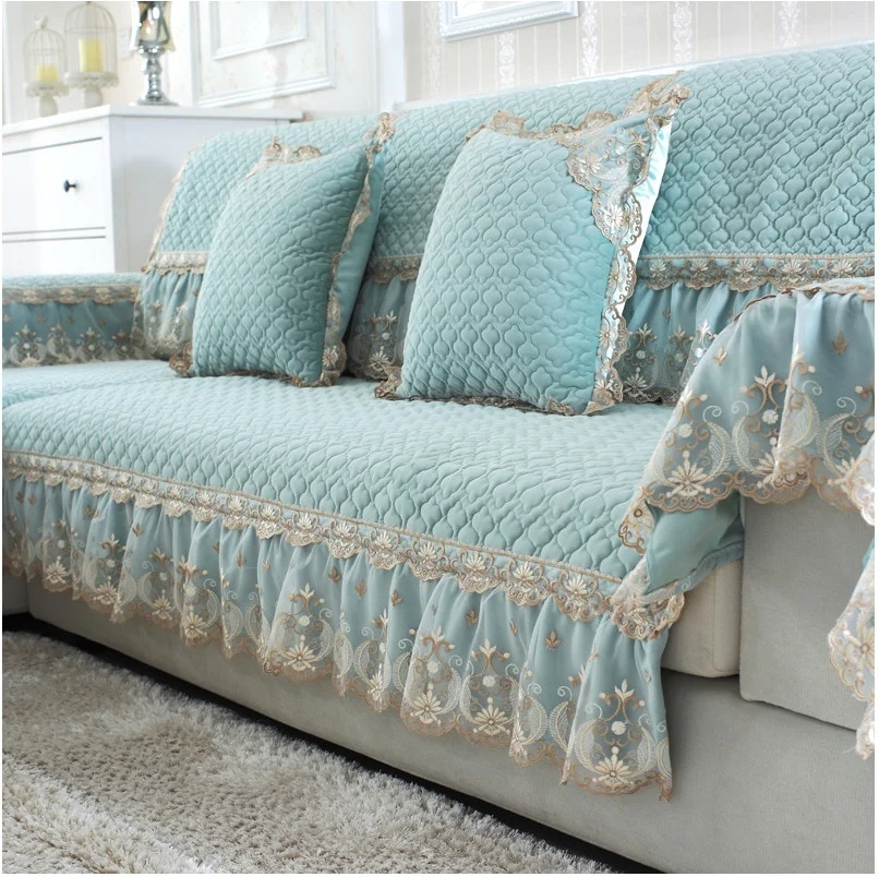 Nigikala Grade Plush Anti Slip Sofa Cover Sofa Cover Full Cover Autumn and Winter European Sofa Cushion