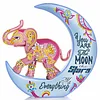 Diamond Painting-DIY Crystal Rhinestone Elephant