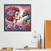 uk.everydayedeals Diamond Painting - Full Round - Girl Dragon(40*40cm)