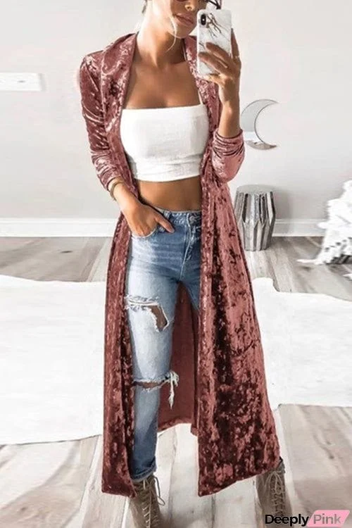 Fashion Autumn Winter Long Sleeved Coat