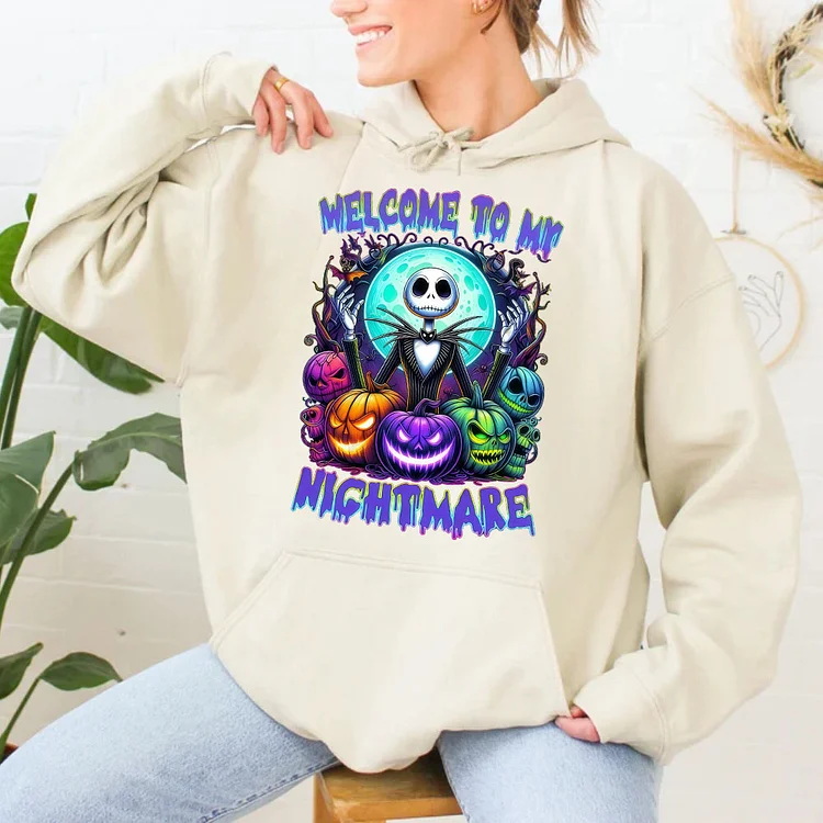 Welcome to my nightmare T-shirt, Halloween Nightmare V-neck, Sweatshirt, Hoodie