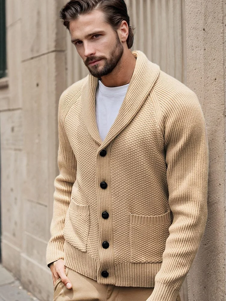 Stylish Regular Fit Knit Cardigan QueenFunky