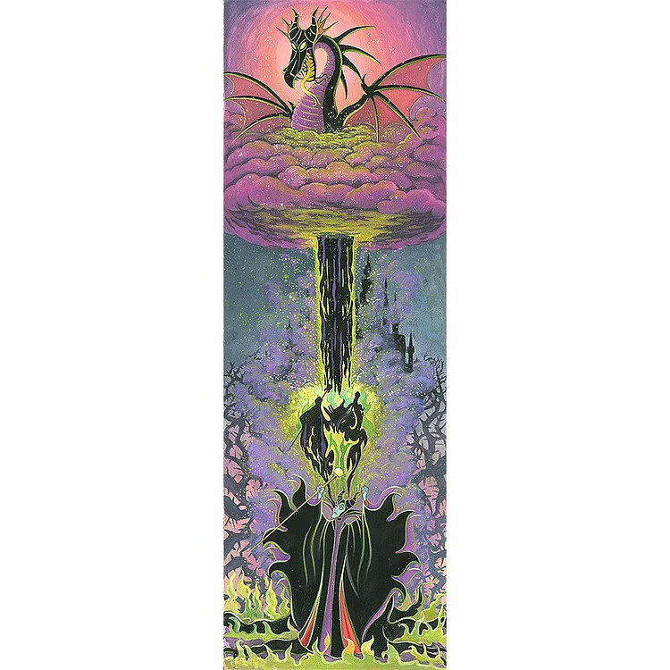 Maleficent | Full Round/Square Diamond Painting Kits | 30x90cm