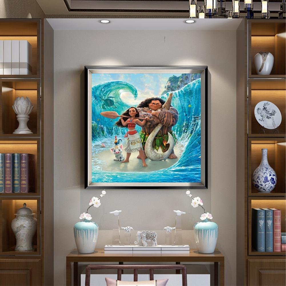 Moana-Full Round Diamond Painting
