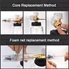 Foam Cannon with 1L Bottle Transparent Pressure Washer 1/4 Inch Quick Connect