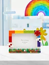 Rainbow DIY Building Block Photo Frame Kit,Creative Handmade Assembled Photo Frame Handmade Craft Gift Home Tabletop Display Decor